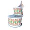 2.5" Gumdrop Gingerbread Roof Drift Ribbon: Pastel (10 Yards)